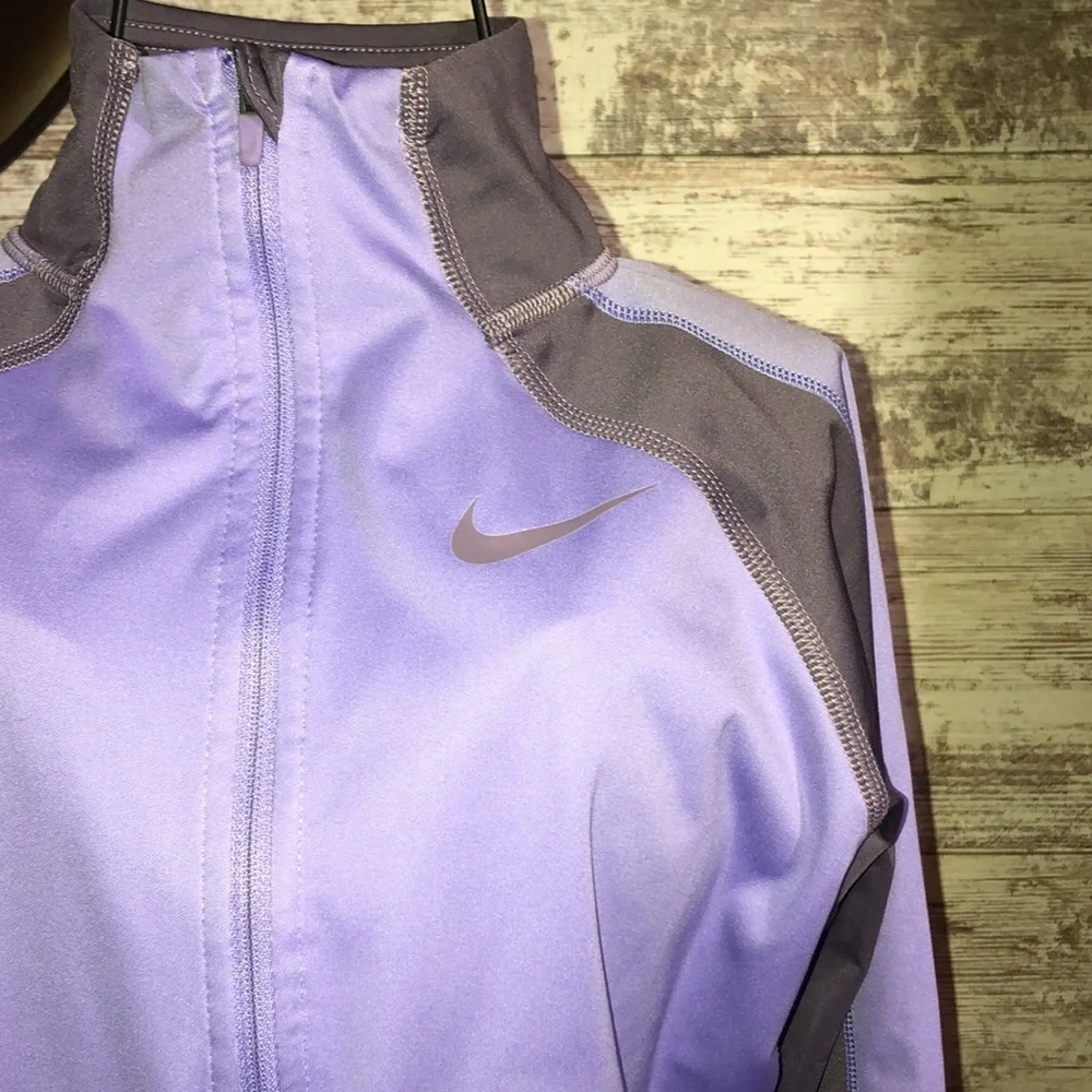 Nike pro lavender quarter zip sweatshirt size small active wear gym wear casual - Picture 2 of 7